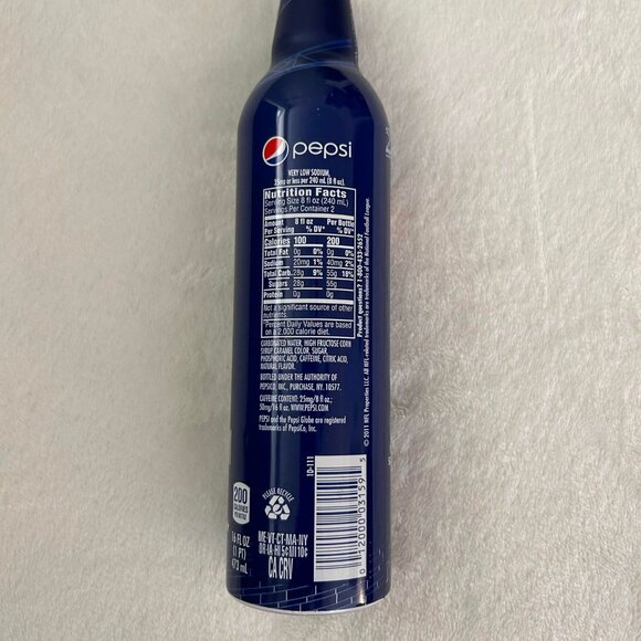 Set of 2 Limited Edition Colts Super Bowl XLV1 Aluminum Pepsi Bottles - Picture 3 of 11